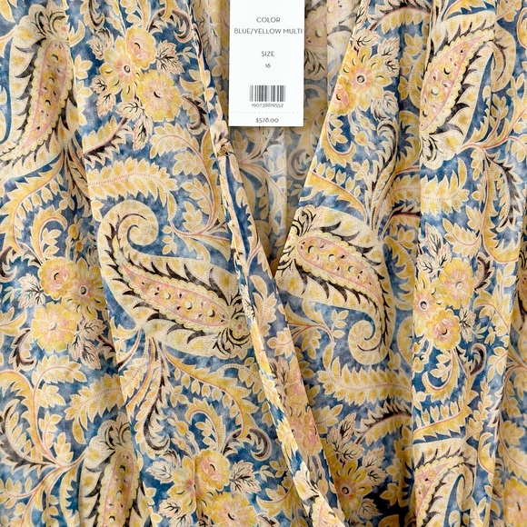 NEW Veronica Beard Dakota Paisley Silk Mini Dress - Picture 7 of 7